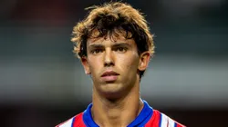 Joao Felix of Atletico de Madrid reacts prior to the Kitchee v Atletico de Madrid - BOC Life Cup at Hong Kong Stadium on August 7, 2024.