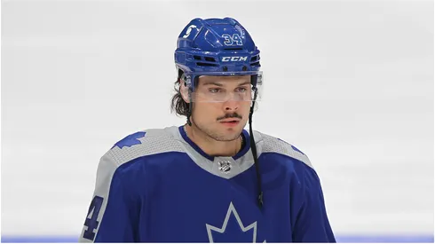 Auston Matthews #34 of the Toronto Maple Leafs