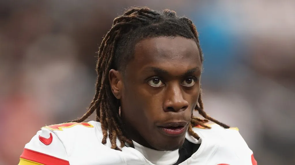 Xavier Worthy of the Chiefs