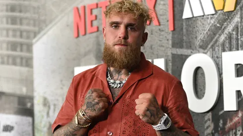 Jake Paul attends Netflix's Katie Taylor vs Amanda Serrano 3.