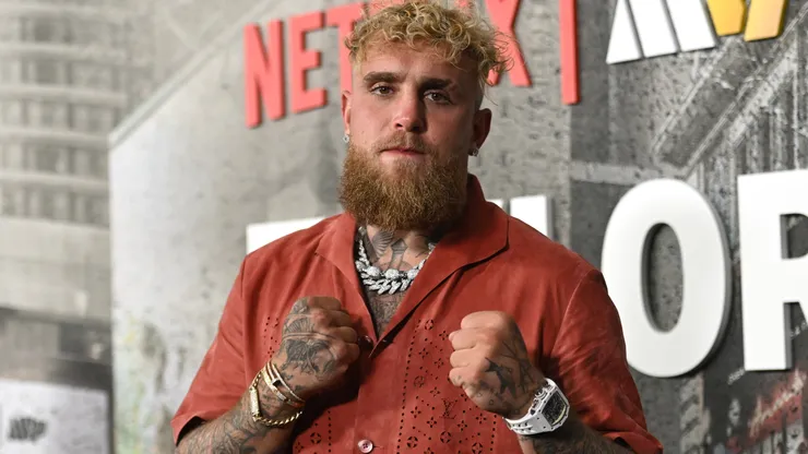Jake Paul attends Netflix's Katie Taylor vs Amanda Serrano 3.