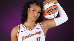 Satou Sabally #0 of the Phoenix Mercury poses for a portrait during media day at Mountain America Performance Center on April 30, 2025.