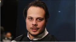 Auston Matthews at the City National Civic Auditorium on January 24, 2019 in San Jose, California.