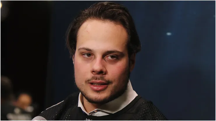 Auston Matthews at the City National Civic Auditorium on January 24, 2019 in San Jose, California.