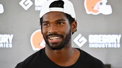 Quarterback Shedeur Sanders #12 of the Cleveland Browns