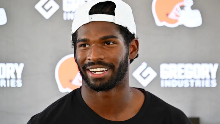 Quarterback Shedeur Sanders #12 of the Cleveland Browns