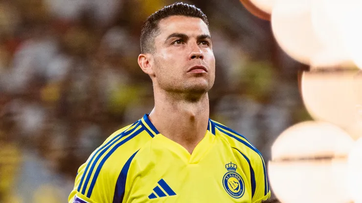 Cristiano Ronaldo #7 of Al Nassr looks on before the AFC Champions League Elite Semi-finals.