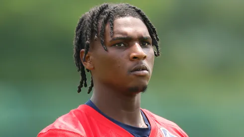 Cam Ward #1 of the Tennessee Titans