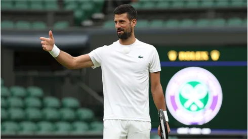 Novak Djokovic of Serbia