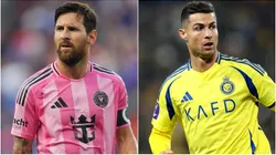 Lionel Messi of Inter Miami and Cristiano Ronaldo of Al Nassr.