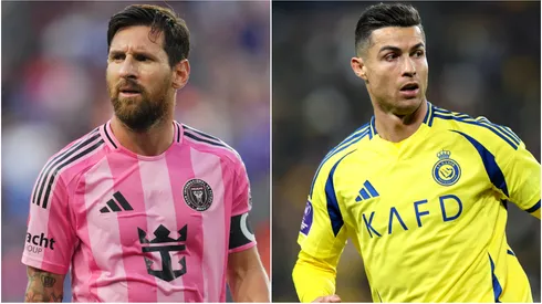Lionel Messi of Inter Miami and Cristiano Ronaldo of Al Nassr.