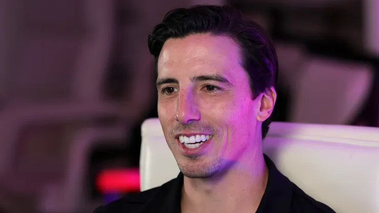 Marc-Andre Fleury of the Minnesota Wild plays EA Sports' "NHL 23" video game during the 2022 NHL player media tour at Encore Las Vegas on September 16, 2022 in Las Vegas, Nevada.