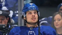 Auston Matthews at Scotiabank Arena in Toronto, Ontario, Canada.