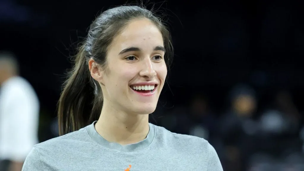 Sonia Citron at a AT&amp;T WNBA All-Star Game in 2025. (Source: Getty Images)