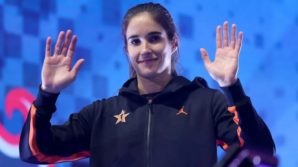 Sonia Citron at a Washington Mystics v Las Vegas Aces game. (Source: Getty Images)