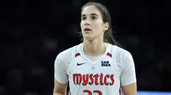 Sonia Citron at a Washington Mystics v Las Vegas Aces game.