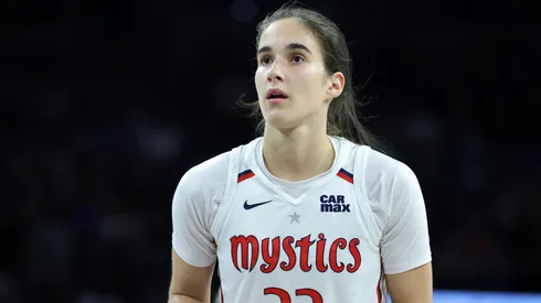 Sonia Citron at a Washington Mystics v Las Vegas Aces game.