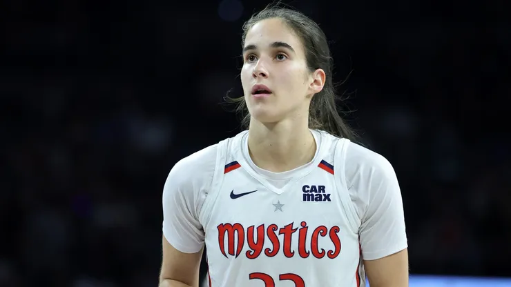 Sonia Citron at a Washington Mystics v Las Vegas Aces game.