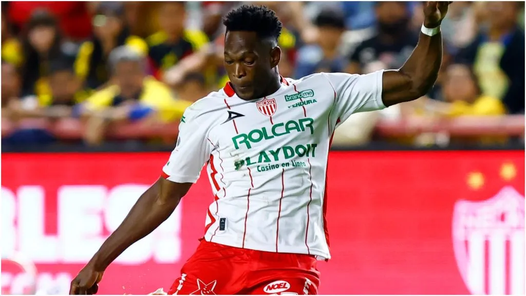 Diber Cambindo of Necaxa – Leopoldo Smith/Getty Images