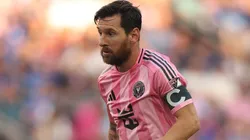 Lionel Messi #10 of Inter Miami CF controls the ball during MLS match between FC Cincinnati and Inter Miami CF at TQL Stadium on July 16, 2025 in Cincinnati, Ohio.