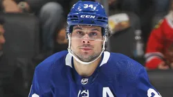 Auston Matthews #34 of the Toronto Maple Leafs