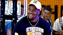 Micah Parsons speaks onstage during Fanatics Fest NYC 2025 at Javits Center on June 22, 2025 in New York City.