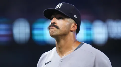 Trent Grisham reacts against the Marlins.