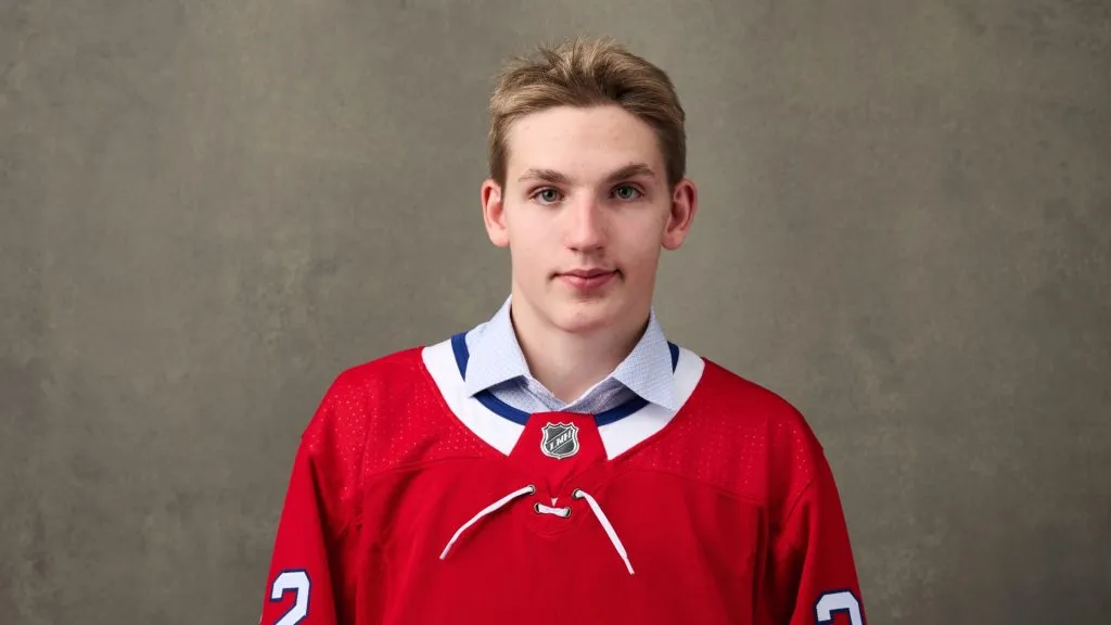 Lane Hutson of the Montreal Canadiens