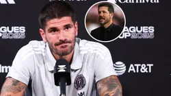 Rodrigo de Paul #7 of Inter Miami and Diego Simeone.