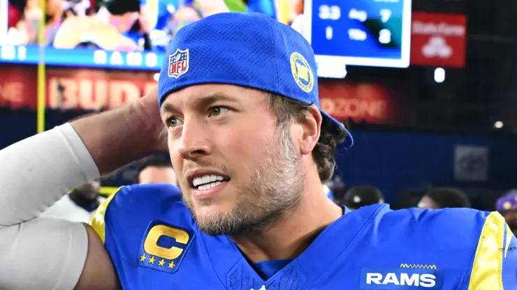 Matthew Stafford quarterback of the Los Angeles Rams