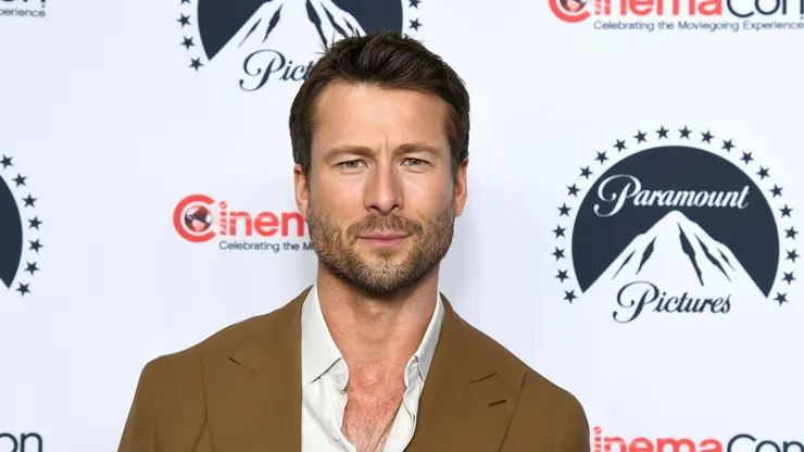 Glen Powell attends CinemaCon 2025 at The Colosseum at Caesars Palace during CinemaCon, the official convention of Cinema United on April 3, 2025, in Las Vegas, Nevada.