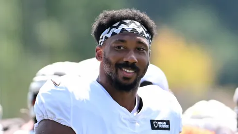 Myles Garrett recently signed a new deal with the Browns