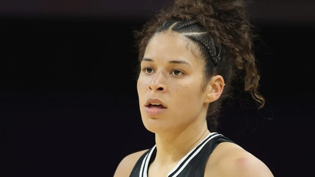 Veronica Burton #22 of the Golden State Valkyries during the WNBA game at PHX Arena on June 05, 2025. (Source: Christian Petersen/Getty Images)