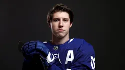 Mitch Marner #16 of the Toronto Maple Leafs poses for a portrait ahead of the 2020 NHL All-Star Game at Enterprise Center on January 24, 2020 in St Louis, Missouri.