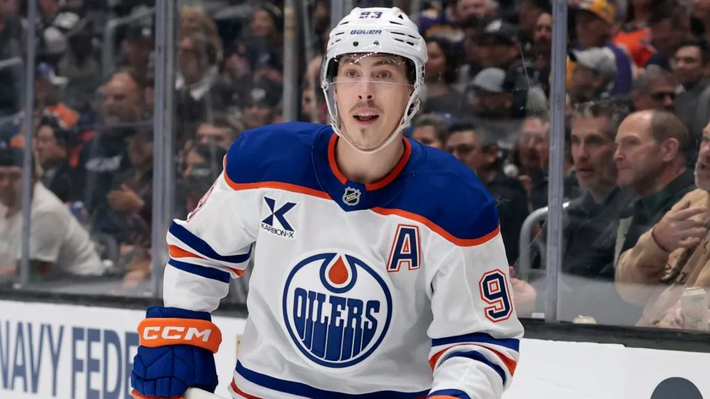 Ryan Nugent-Hopkins in action during an NHL game