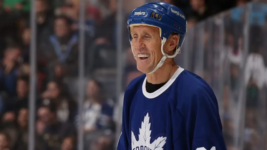 Borje Salming #21 skates during the Hockey Hall of Fame Legends Classic Game at the Air Canada Centre on November 16, 2014. (Source: Bruce Bennett/Getty Images)