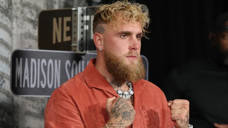 Jake Paul attends Netflix Live Event: Katie Taylor vs Amanda Serrano at Madison Square Garden on July 11, 2025 in New York City.