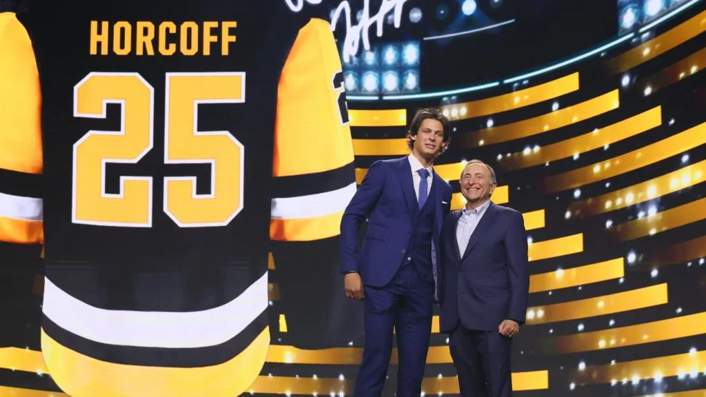 Will Horcoff during the NHL draft