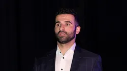 Nazem Kadri #91 of the Colorado Avalanche arrives for their game against the St Louis Blues during Game One of the Second Round of the 2022 Stanley Cup Playoffs at Capital One Arena at Ball Arena on May 17, 2022 in Denver, Colorado.