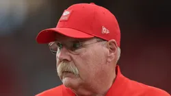 Andy Reid of the Kansas City Chiefs during a preseason game.
