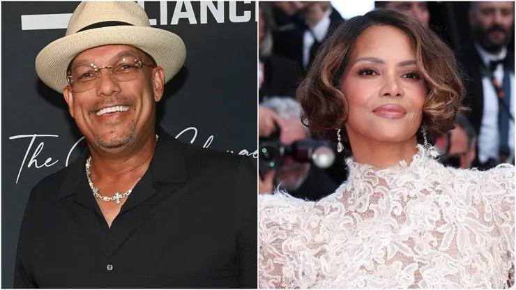 David Justice attends The Players Alliance 2025 Game Changers Celebration — Halle Berry attends the closing ceremony red carpet at the 78th annual Cannes Film Festival in 2025.