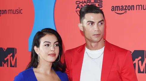 Georgina Rodriguez and Cristiano Ronaldo attend the MTV EMAs 2019