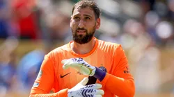 Gianluigi Donnarumma #1 of Paris Saint-Germain looks on during the FIFA Club World Cup 2025 Final match between Chelsea FC and Paris Saint-Germain.