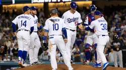 Los Angeles Dodgers players back in 2018.