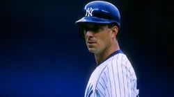 Tino Martinez of the New York Yankees during the Yankees 5-1 loss to the Minnesota Twins in 1996.