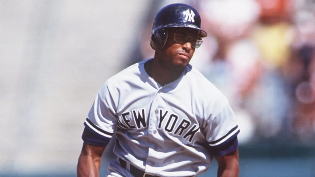 Bernie Williams in 1991. (Source: Otto Greule/ALLSPORT)