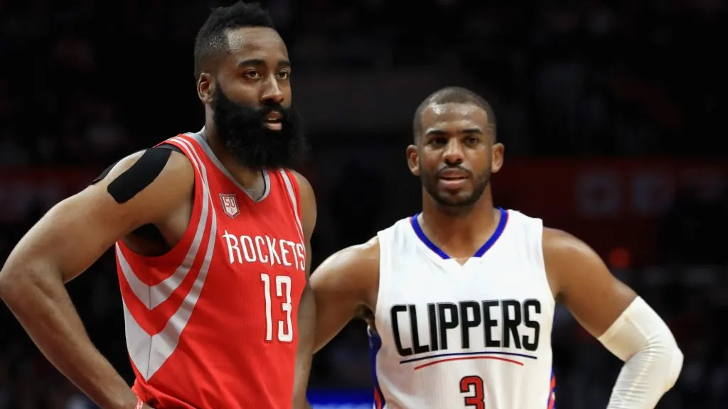 NBA veterans James Harden and Chris Paul