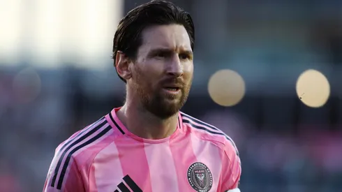 Lionel Messi #10 of Inter Miami CF looks on against Toronto FC.