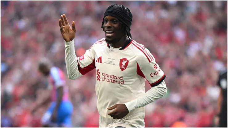 Jeremie Frimpong of Liverpool