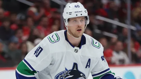 Elias Pettersson during a game with the Vancouver Canucks.